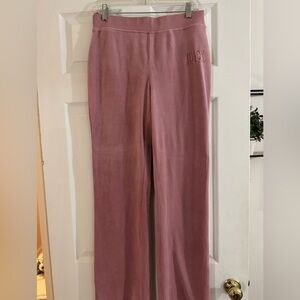 Juicy Couture Pink Velour Pants